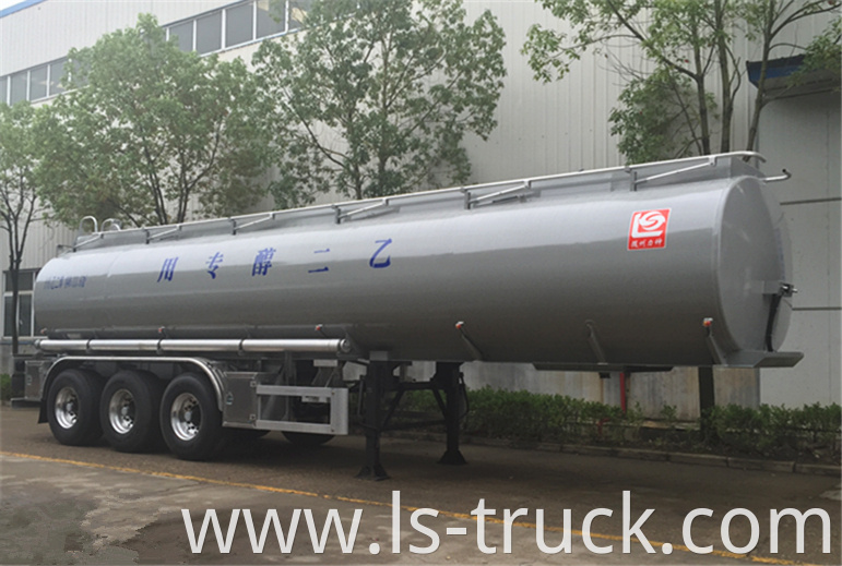 corrosive liquid tank semi trailer